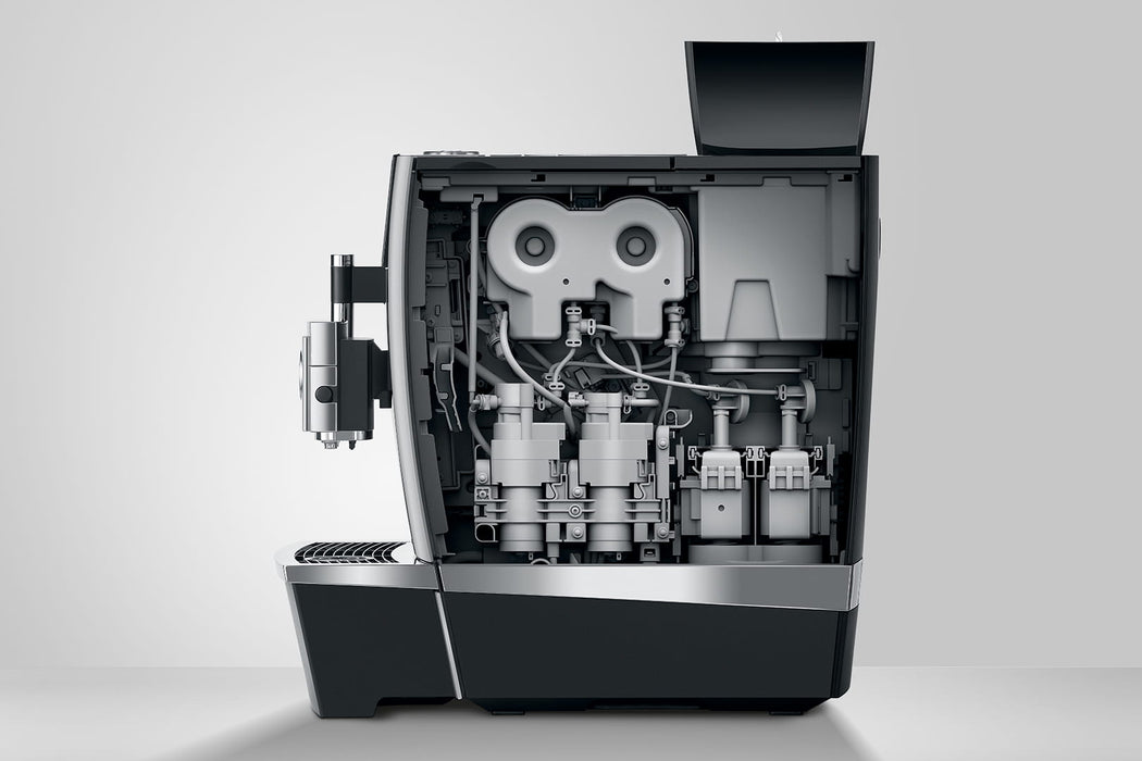 JURA GIGA X3 Aluminium professionele koffiemachine, vooraanzicht, fabrikantbeeld 7