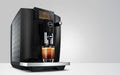 JURA E6 Piano Black espressomachine voor thuis, vooraanzicht, productkenmerk 11