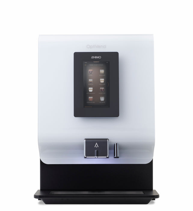Animo OptiVend Touch instant-drankenautomaat met touchscreen, vooraanzicht, fabrikantbeeld