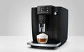 JURA E6 Piano Black espressomachine voor thuis, vooraanzicht, productkenmerk 14