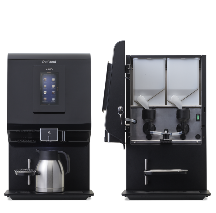 Animo OptiVend TS Touch instant-drankenautomaat met verhoogde uitgifte, fabrikantbeeld 2