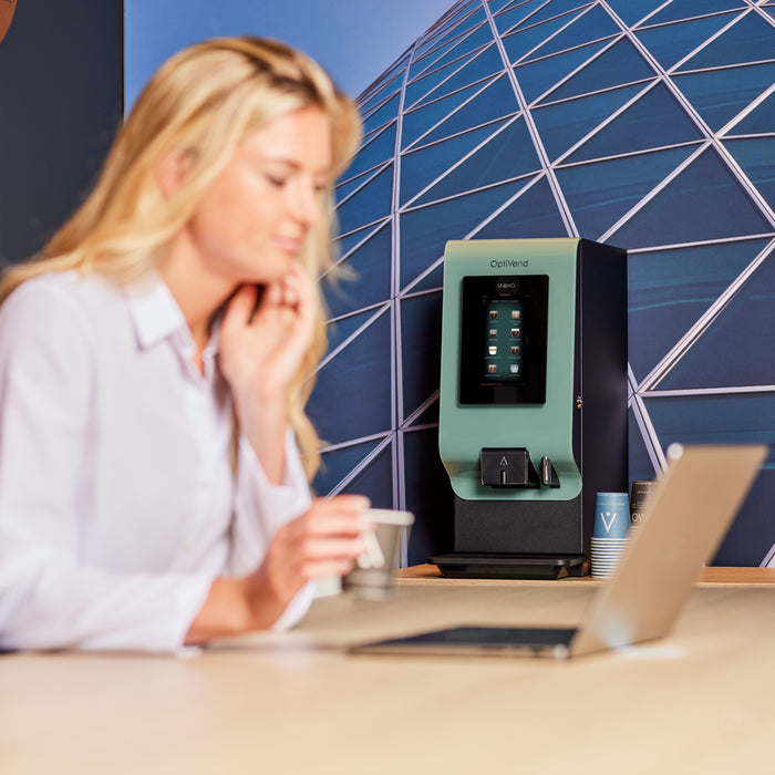 Animo OptiVend TL Touch instant-drankenautomaat met hoge taphoogte voor kannen, fabrikantbeeld 2