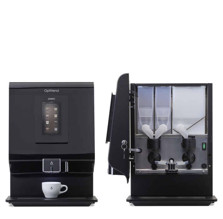 Animo OptiVend Touch instant-drankenautomaat met touchscreen, vooraanzicht, fabrikantbeeld 2