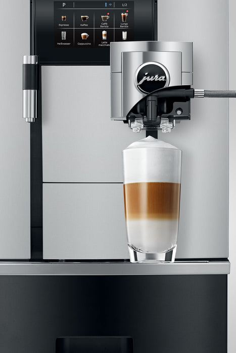 JURA GIGA X3 Aluminium professionele koffiemachine, vooraanzicht, fabrikantbeeld 12