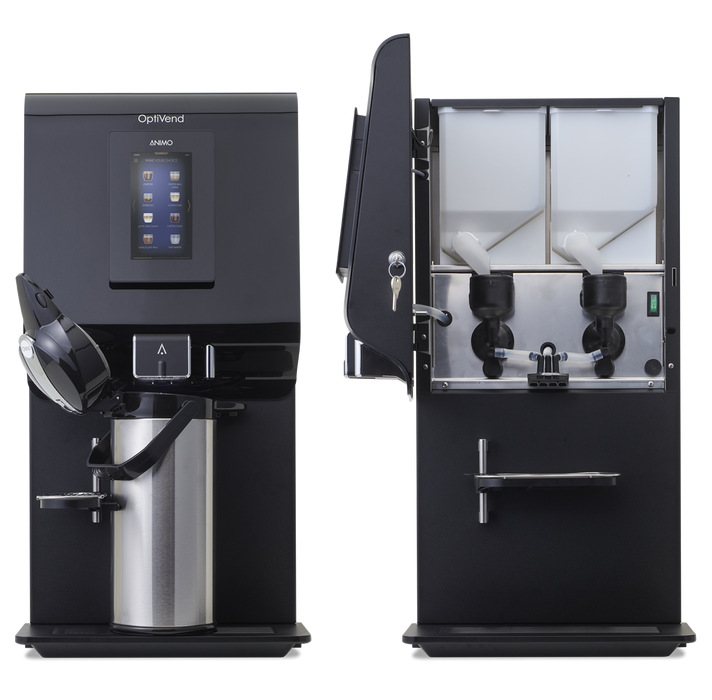 Animo OptiVend TL Touch instant-drankenautomaat met hoge taphoogte voor kannen, fabrikantbeeld 2