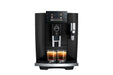 JURA E8 Piano Black volautomaat voor thuis, vooraanzicht met kleurenscherm, fabrikantbeeld 12