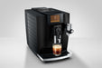JURA E8 Piano Black volautomaat voor thuis, vooraanzicht met kleurenscherm, fabrikantbeeld 13
