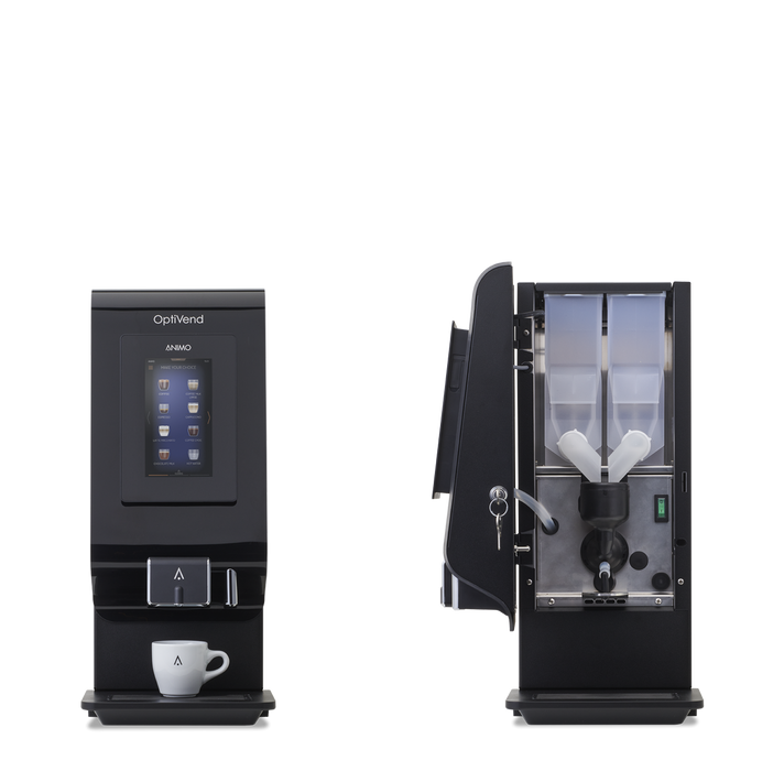 Animo OptiVend s Touch smalle instant-drankenautomaat met touchscreen, fabrikantbeeld 2