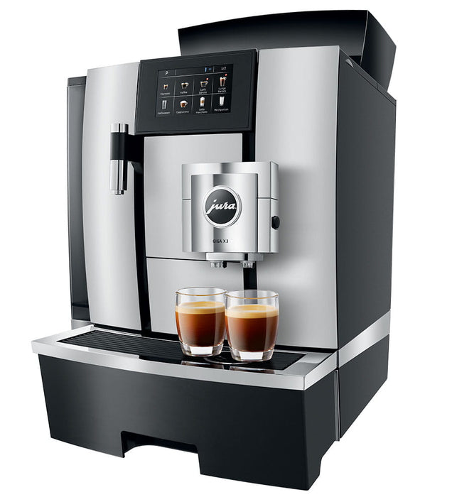 JURA GIGA X3 Aluminium professionele koffiemachine, vooraanzicht, fabrikantbeeld 5