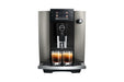 JURA E6 Dark Inox espressomachine voor thuis, vooraanzicht, fabrikantbeeld 18