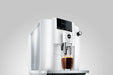 JURA E4 Piano White espressomachine voor thuis, vooraanzicht, fabrikantbeeld 4