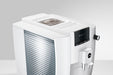 JURA E4 Piano White espressomachine voor thuis, vooraanzicht, fabrikantbeeld 3