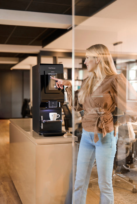 Animo OptiVend Touch instant-drankenautomaat met touchscreen, vooraanzicht, fabrikantbeeld 2