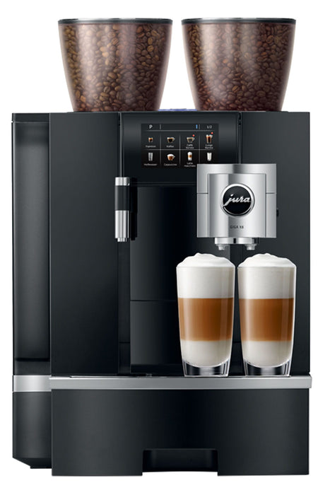 JURA GIGA X8 Aluminium professionele koffiemachine, vooraanzicht, fabrikantbeeld 8