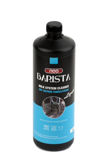 Fles NEO BARISTA melksysteemreiniger van 1 liter, fabrikantbeeld