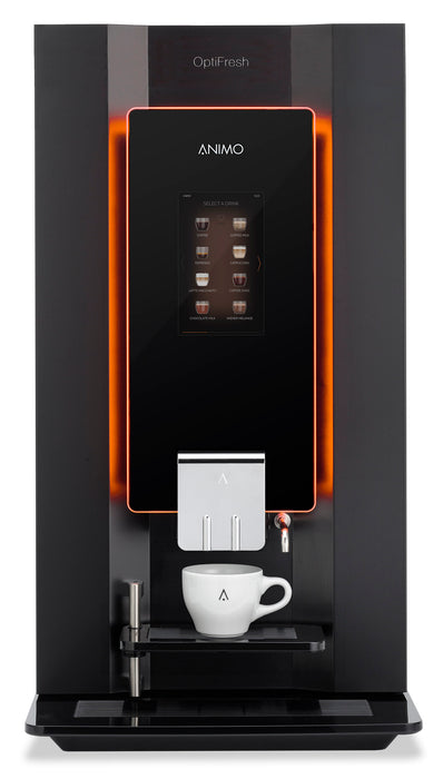 Animo OptiFresh 1 Touch fresh brew koffiemachine met touchscreen, vooraanzicht, fabrikantbeeld 3