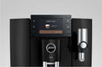 JURA E8 Piano Black volautomaat voor thuis, vooraanzicht met kleurenscherm — fabrikantbeeld 19