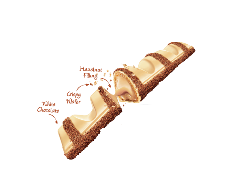 Doos Kinder Bueno White met 30 repen van 43 gram, fabrikantbeeld