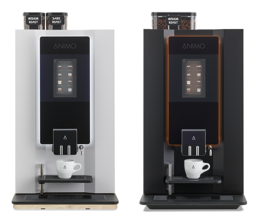 Animo OptiBean X22 zakelijke bonenautomaat met touchscreen, vooraanzicht, fabrikantbeeld 2