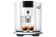 JURA E4 Piano White espressomachine voor thuis, vooraanzicht, fabrikantbeeld