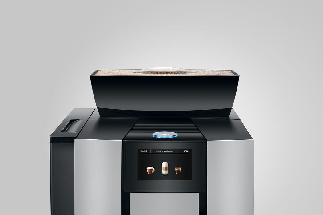 JURA GIGA X3 Aluminium professionele koffiemachine, vooraanzicht, fabrikantbeeld 10