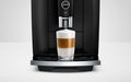 JURA E6 Piano Black espressomachine voor thuis, vooraanzicht, productkenmerk 12