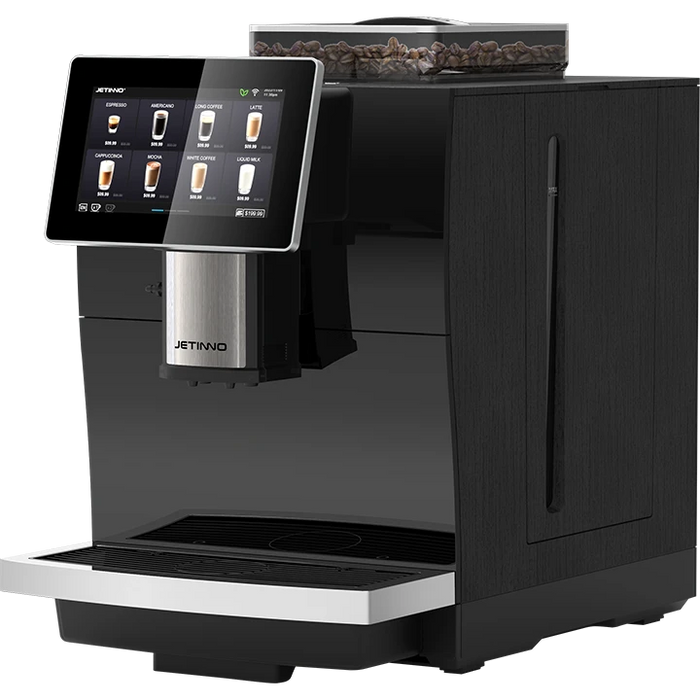 Jetinno JL15 compacte zakelijke koffiemachine met touchscreen, vooraanzicht, fabrikantbeeld