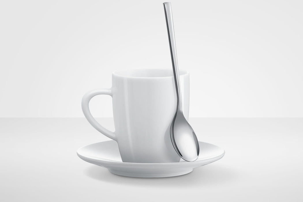 Zilverkleurige JURA-koffielepel van 14 cm, roestvrij staal, fabrikantbeeld 2