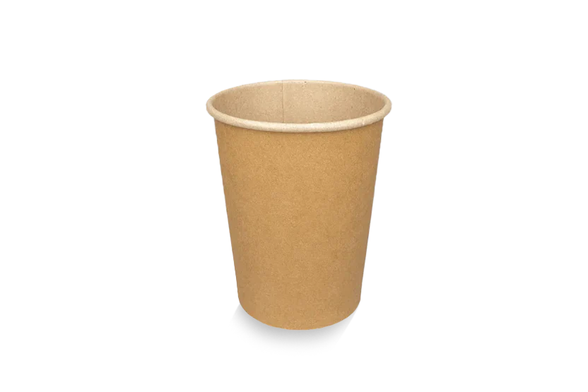 Kartonnen koffiebeker 120cc kraft - doos van 1000 stuks, geschikt voor espresso.