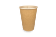 Kartonnen koffiebeker 180cc kraft - standaard formaat voor koffie en thee.
