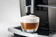 JURA E6 Dark Inox espressomachine voor thuis, vooraanzicht, fabrikantbeeld 19