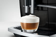 JURA E6 Piano Black espressomachine voor thuis, vooraanzicht, fabrikantbeeld 19
