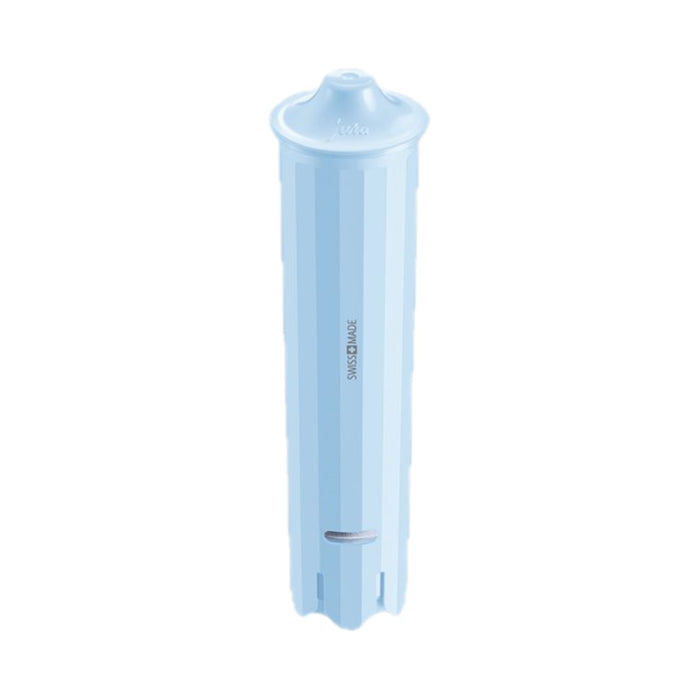 JURA CLARIS Blue+ filterpatroon blauw tegen witte achtergrond | Arte dell' espressO