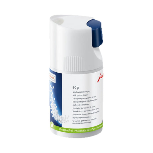 JURA melksysteemreiniger 90g spray fles wit blauw schoonmaak accessoire | Arte dell' espressO