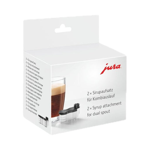 JURA Siroopopzetstuk voor combi-uitloop set van 2 stuks zwart accessoire verpakking | Arte dell' espressO