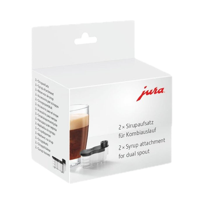 JURA Siroopopzetstuk voor combi-uitloop set van 2 stuks zwart accessoire verpakking | Arte dell' espressO