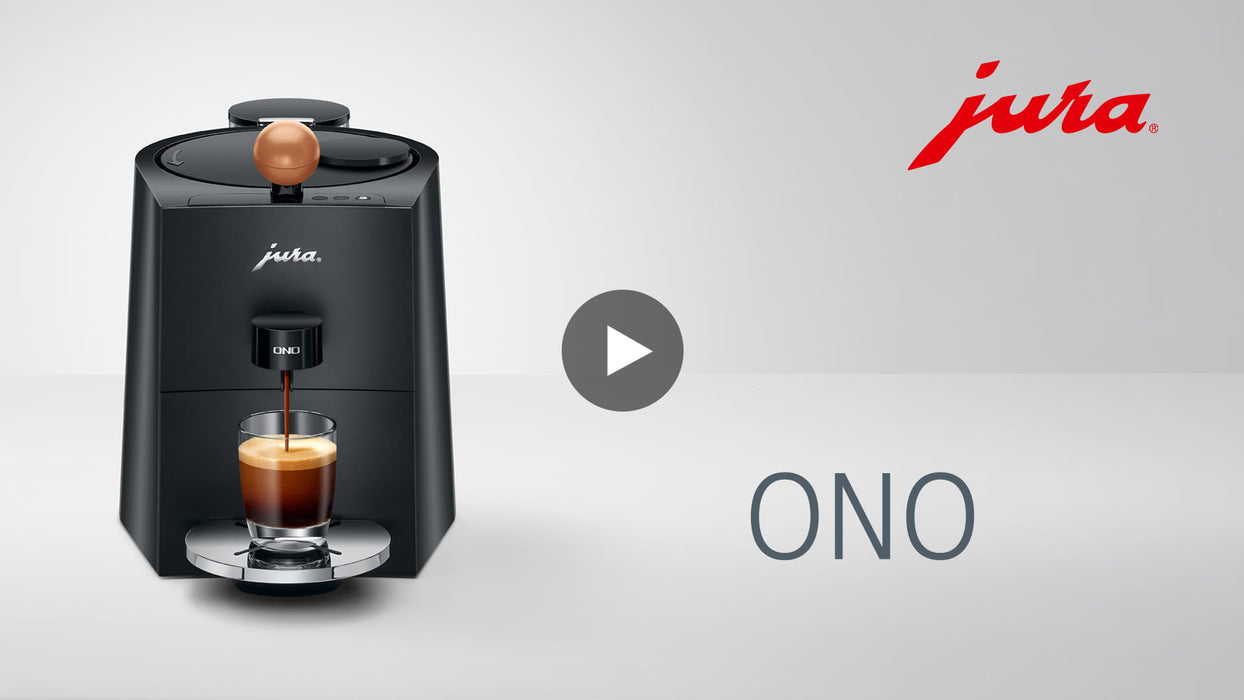 JURA ONO Coffee Black machine voor gemalen koffie, vooraanzicht