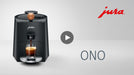 JURA ONO Coffee Black machine voor gemalen koffie, vooraanzicht