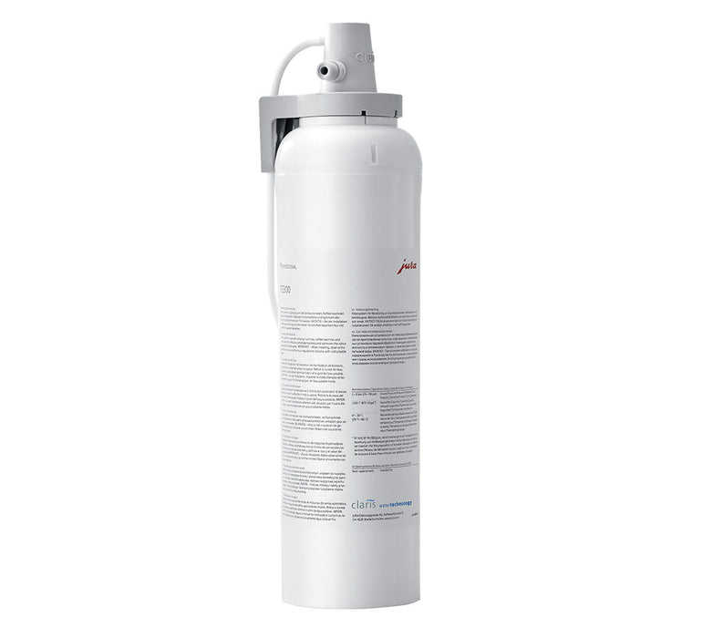 JURA filterpatroon F3300, wit waterfiltersysteem met grijze bevestiging, fabrikantbeeld