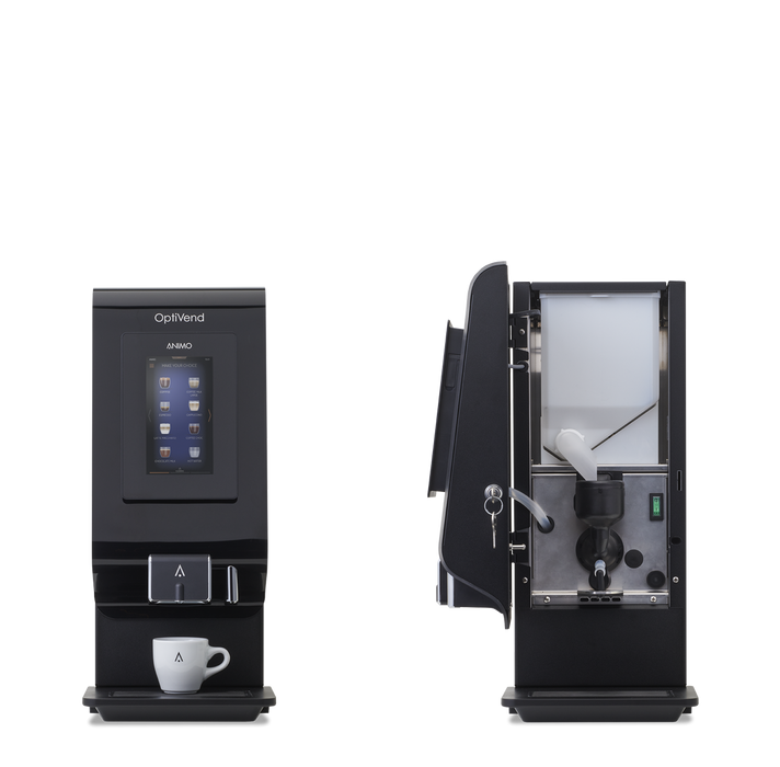 Animo OptiVend s Touch smalle instant-drankenautomaat met touchscreen, fabrikantbeeld
