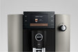 JURA E6 Dark Inox espressomachine voor thuis, vooraanzicht — fabrikantbeeld 21