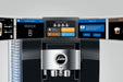 JURA Z10 Diamond Black premium volautomaat, vooraanzicht met touchscreen — fabrikantbeeld 23