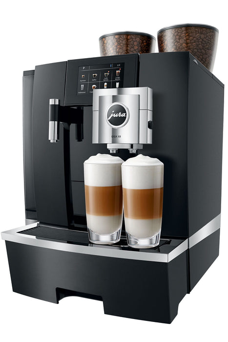 JURA GIGA X8 Aluminium professionele koffiemachine, vooraanzicht, fabrikantbeeld 13