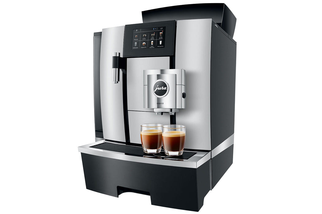 JURA GIGA X3 Aluminium professionele koffiemachine, vooraanzicht, fabrikantbeeld 6