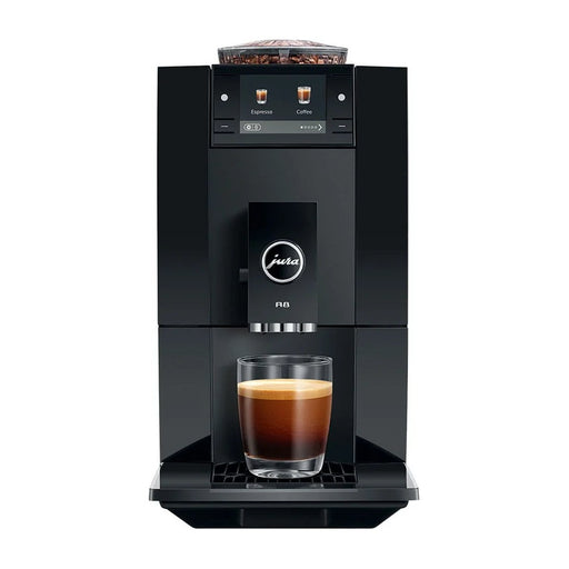 JURA A8 Piano Black (EA) koffiemachine, vooraanzicht