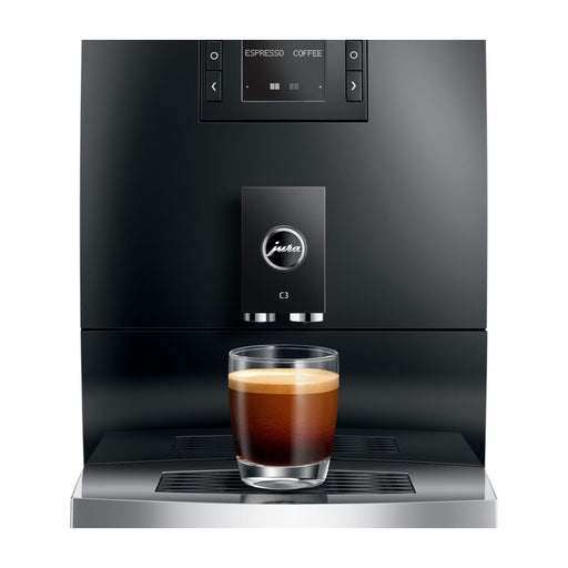 JURA C3 Piano Black koffiemachine, vooraanzicht