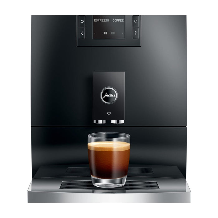 JURA C3 Piano Black koffiemachine, vooraanzicht