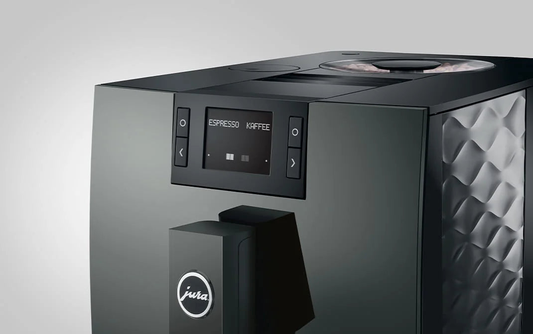 Display en bediening van de JURA C3 Piano Inox