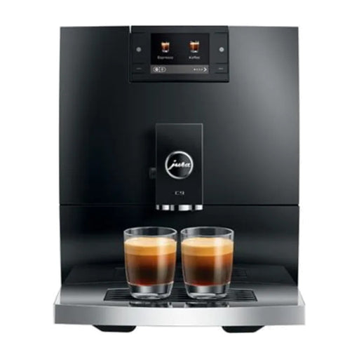 JURA C9 Piano Black koffiemachine, vooraanzicht