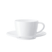 Witte cappuccino kopjes set van 2 stuks met schotels voor JURA koffiemachines | Arte dell' espressO